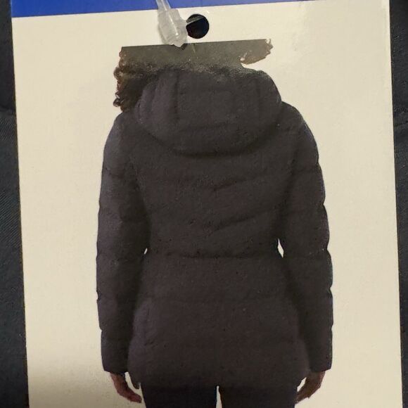 32 Degrees Womans Large Blue Winter Tech Puffer Jacket 1699330 Coat Rain Lrg L - Picture 15 of 15